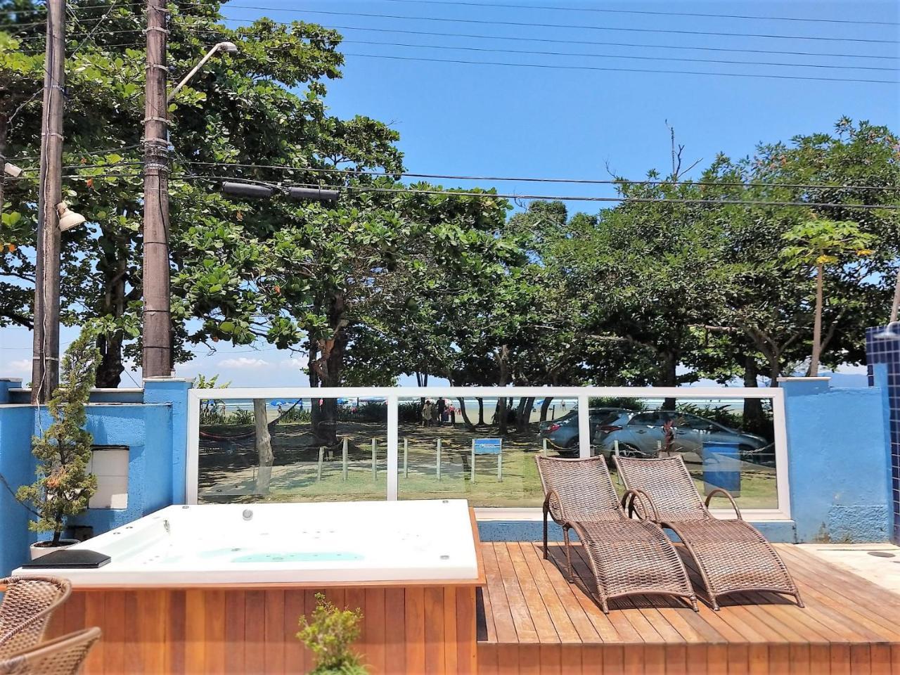 Pousada Vistazul - Piscina Climatizada - Pe Na Areia Bertioga Ngoại thất bức ảnh