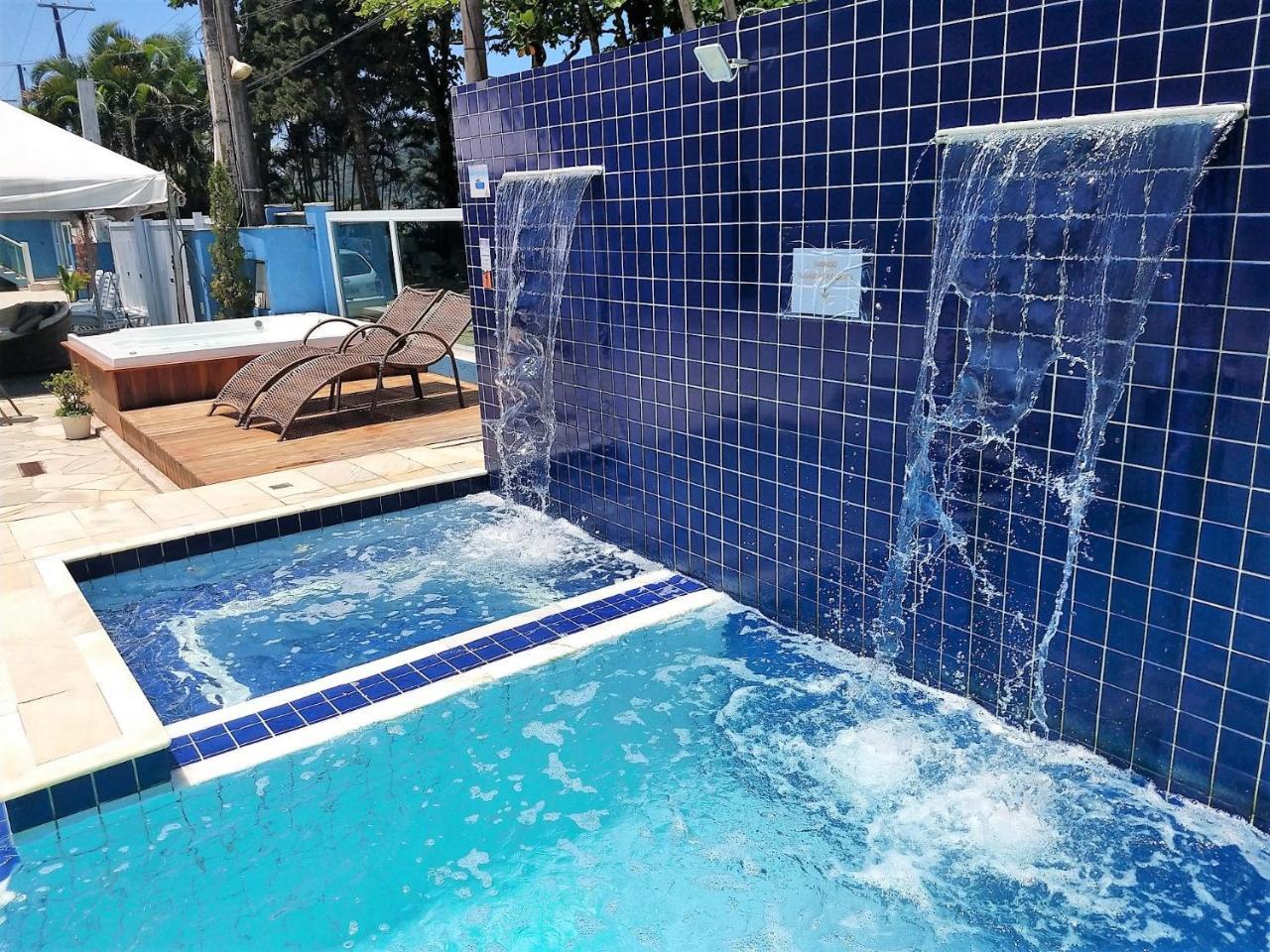 Pousada Vistazul - Piscina Climatizada - Pe Na Areia Hotel Bertioga Ngoại thất bức ảnh