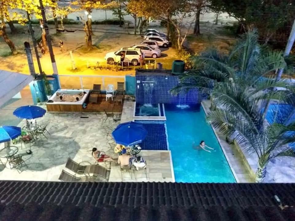 Pousada Vistazul - Piscina Climatizada - Pe Na Areia Hotel Bertioga Ngoại thất bức ảnh