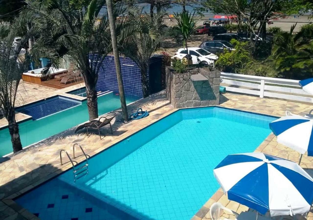 Pousada Vistazul - Piscina Climatizada - Pe Na Areia Hotel Bertioga Ngoại thất bức ảnh