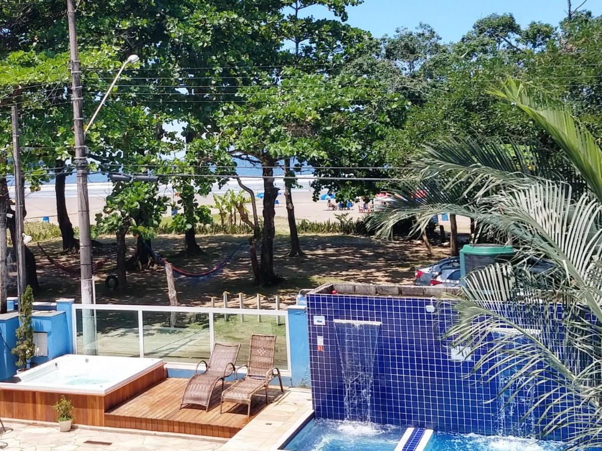 Pousada Vistazul - Piscina Climatizada - Pe Na Areia Hotel Bertioga Ngoại thất bức ảnh