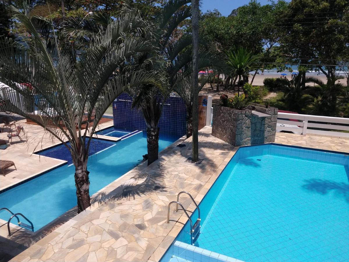 Pousada Vistazul - Piscina Climatizada - Pe Na Areia Hotel Bertioga Ngoại thất bức ảnh